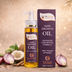 SilkRoots Natural  Hair Growth Oil - Image 1